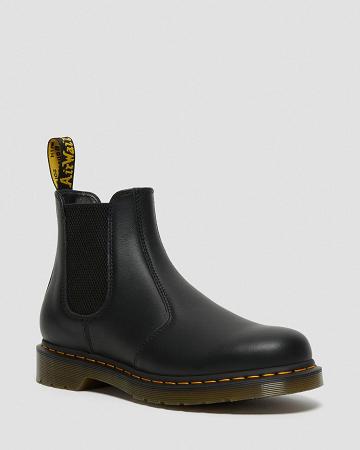 Botines Dr Martens 2976 Nappa Cuero Hombre Negros | MX 378NWY